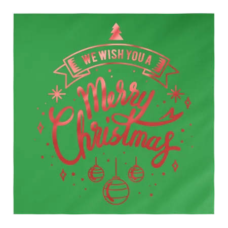 Custom Foil Stamped Luncheon Napkin - Custom Flying Discs