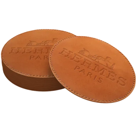 Leather Coasters - Custom Flying Discs