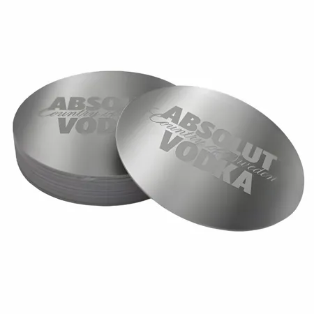 Stainless Steel Coaster - Custom Flying Discs