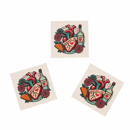 Temporary Tattoos - Custom Flying Discs