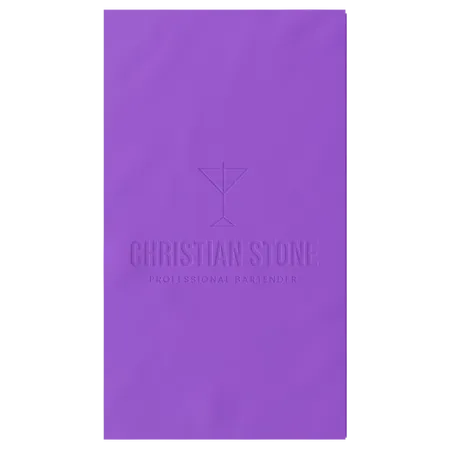 Custom Debossed Guest Towel Napkin - Custom Flying Discs