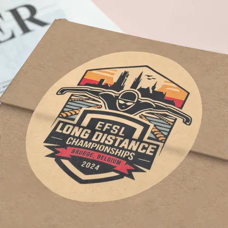 Kraft Paper Stickers Kraft Paper Stickers - Custom Flying Discs