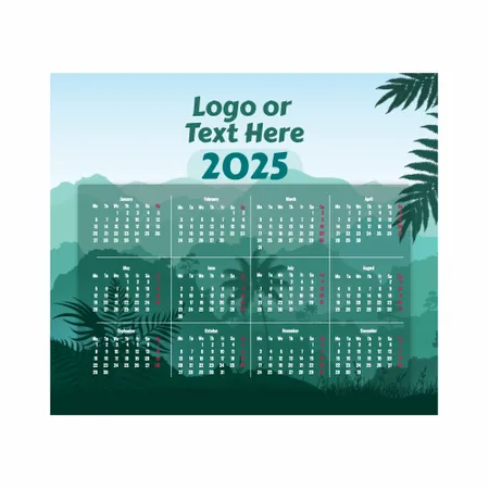 Nature Mouse Pad with Calendar Nature Mouse Pad with Calendar - Custom Flying Discs