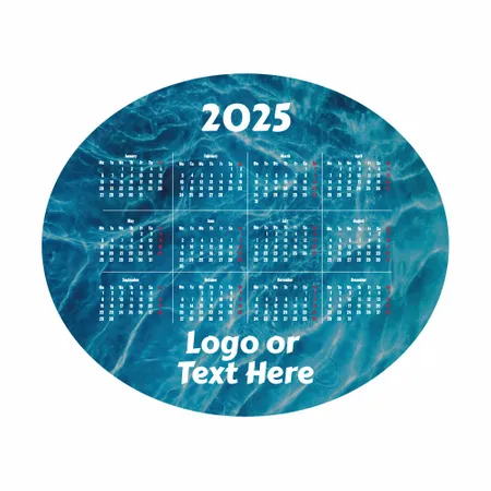 Nautical Calendar Mouse Pad Nautical Calendar Mouse Pad - Custom Flying Discs