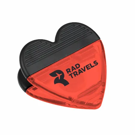 Heart Shaped Magnetic Clips - Custom Flying Discs
