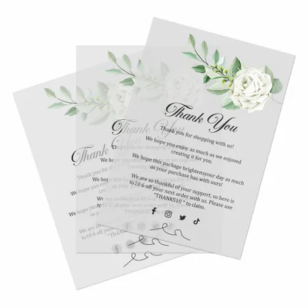 Transparent Cards - Custom Flying Discs