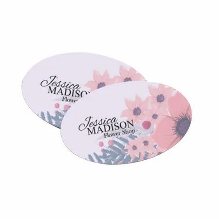 Oval Business Cards - Custom Flying Discs