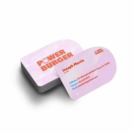 Half Circle Business Cards - Custom Flying Discs