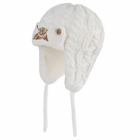 Cozy Cotton Kid Beanies with Earflaps - Custom Flying Discs