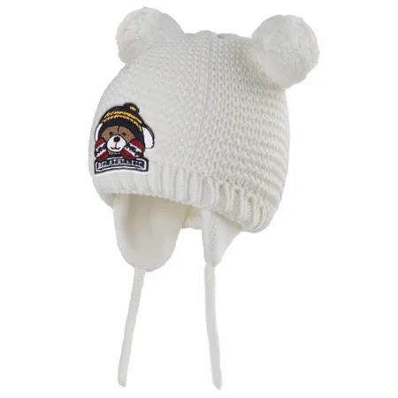 Mouse Ears Cotton Kid Beanies with Earflaps - Custom Flying Discs