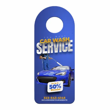 Oval Door Hangers Oval Door Hangers - Custom Flying Discs