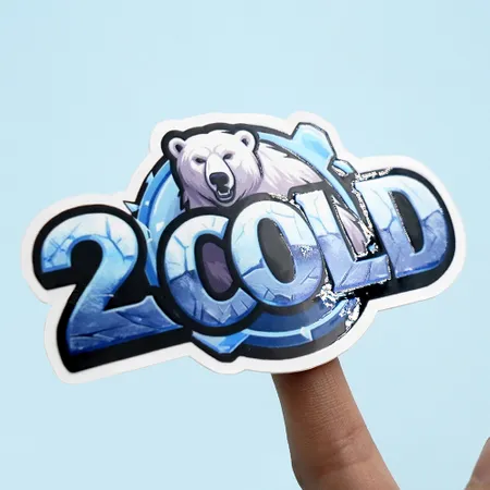 Spot UV Stickers Spot UV Stickers - Custom Flying Discs