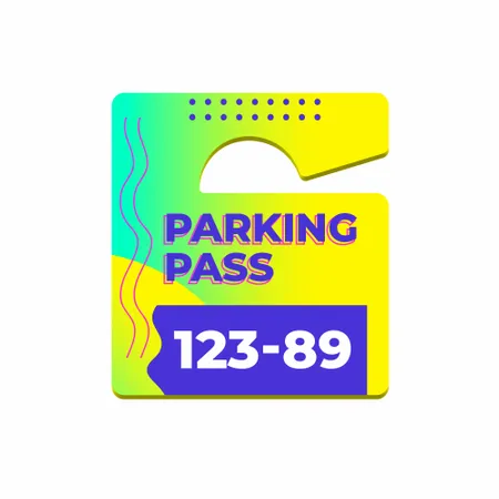 Small Parking Passes Small Parking Passes - Custom Flying Discs