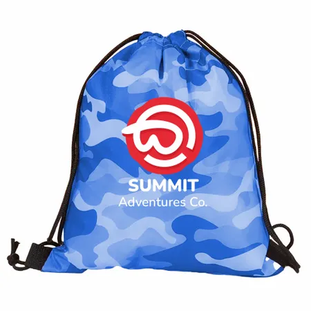 Camouflage Drawstring Bag Camouflage Drawstring Bag - Custom Flying Discs