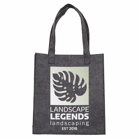 Small Light Gray Felt Mood Bag Small Light Gray Felt Mood Bag - Custom Flying Discs