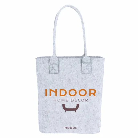 Recycled Felt Shopper Tote Recycled Felt Shopper Tote - Custom Flying Discs