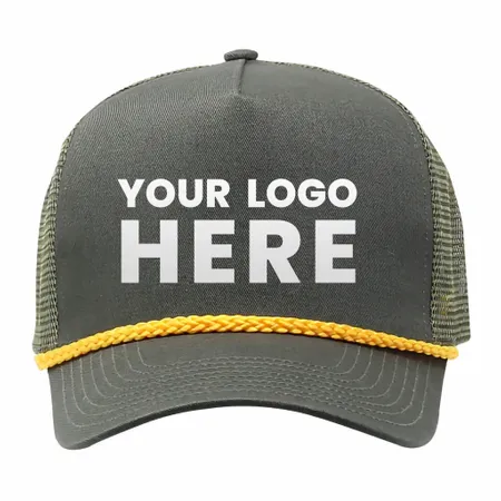 Cobra C256M 5 panel Cotton Twill Front, Mesh Back, Rope cap - Custom Flying Discs