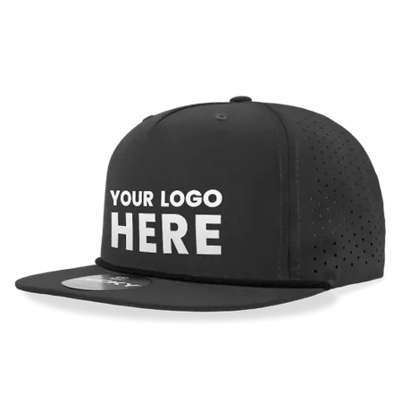 Decky 6226 5 Panel High Profile Relaxed Perforated Performance Rope Hat - Custom Flying Discs