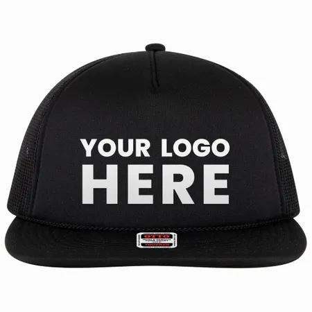 OTTO Cap 3995015-1 OTTO Snap 5 Panel Pro Style Mesh Back Trucker Snapback Hat - Custom Flying Discs