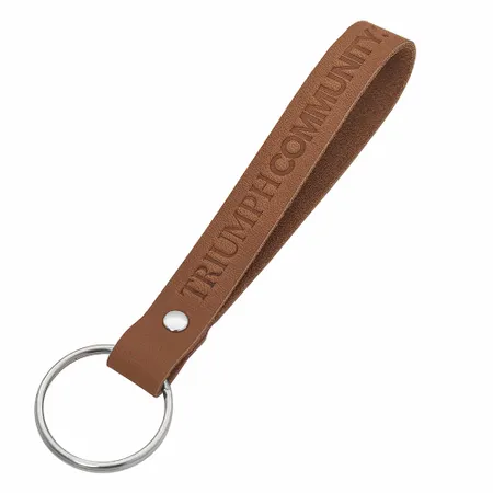Leather Keychain Leather Keychain - Custom Flying Discs
