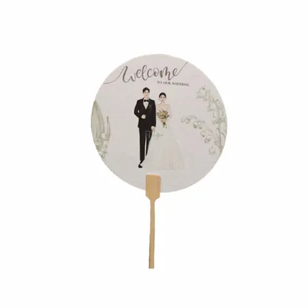 Wedding Hand Fans - Custom Flying Discs
