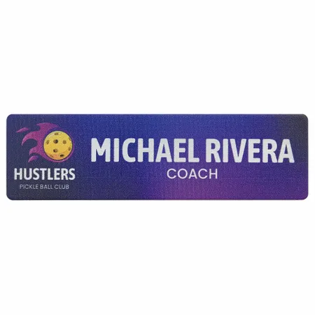 UV Printed Name Badges UV Printed Name Badges - Custom Flying Discs