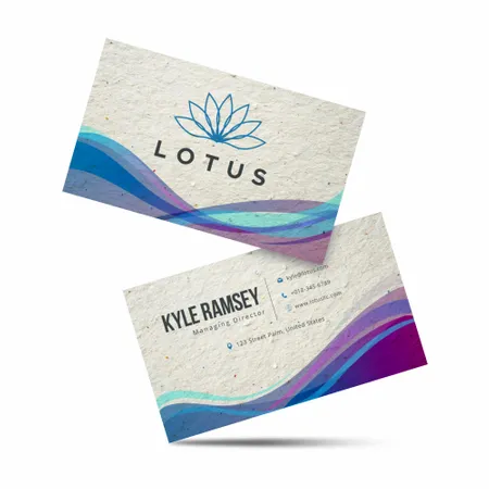 ECO Seed Paper Business Card - Custom Flying Discs