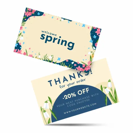 After Sales Card - Custom Flying Discs