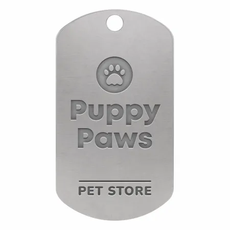 Die Struck Metal Dog Tags - Custom Flying Discs