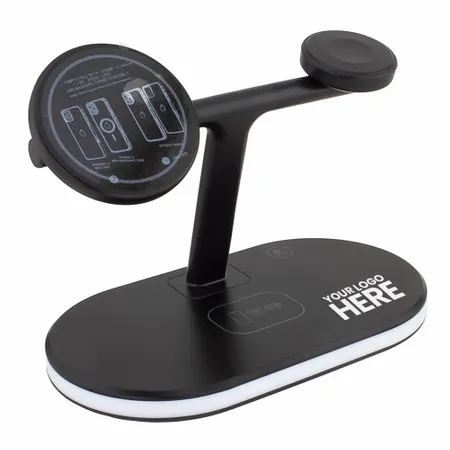 3-in-1 Magnetic Wireless Chargers - Custom Flying Discs