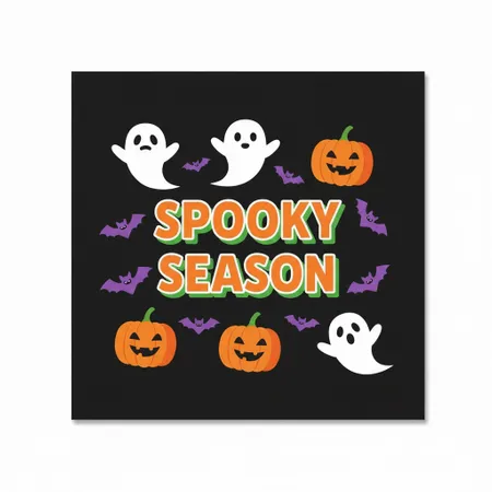 Halloween Napkins - Custom Flying Discs