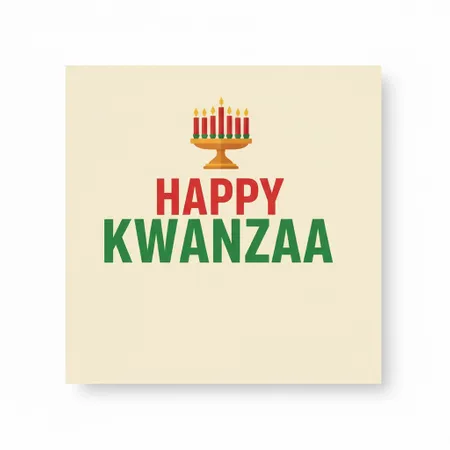 Kwanzaa Napkins - Custom Flying Discs