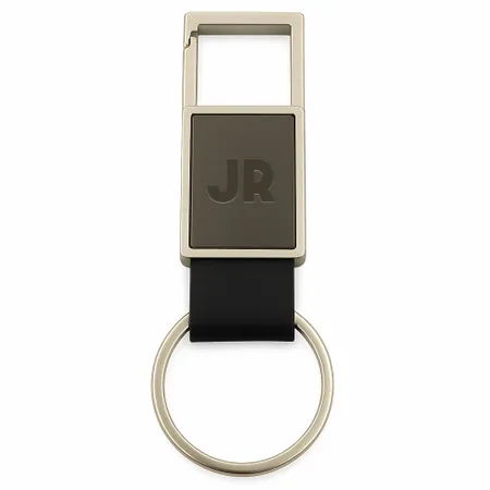 Square Caribiner Metal Keychain - Custom Flying Discs