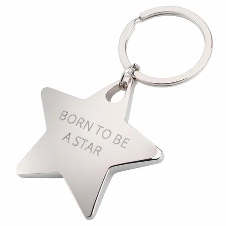 Dazzling Star Metal Keychain - Custom Flying Discs
