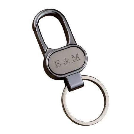 Caribiner Metal Keychain - Custom Flying Discs