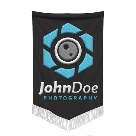 Embroidered Pennant - Custom Flying Discs