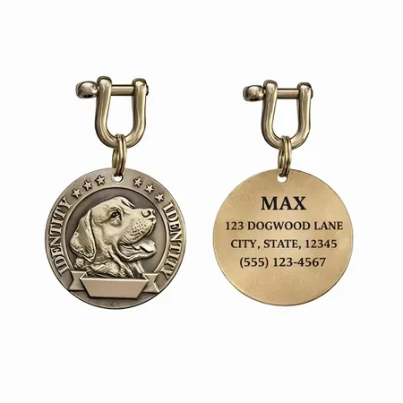 Copper Dog Tags - Custom Flying Discs