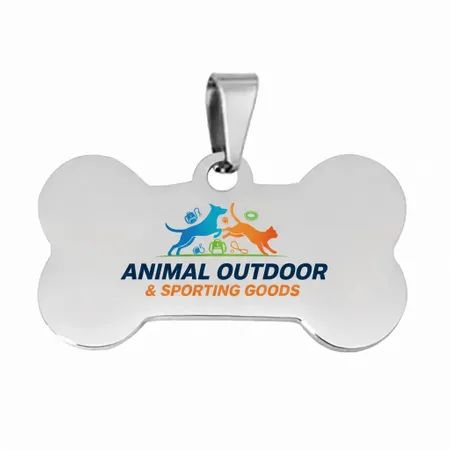 Stainless Steel Dog Tags - Custom Flying Discs