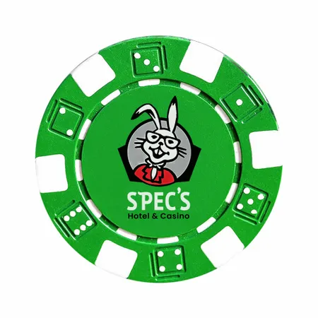 6 Stripe Custom Poker Chips - Custom Flying Discs
