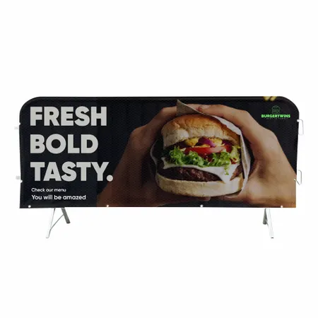 Crowd Barrier Covers - Custom Flying Discs