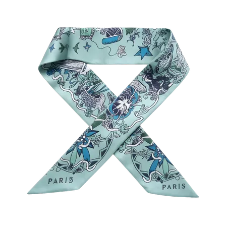 Silk Hair Tie Scarves - Custom Flying Discs