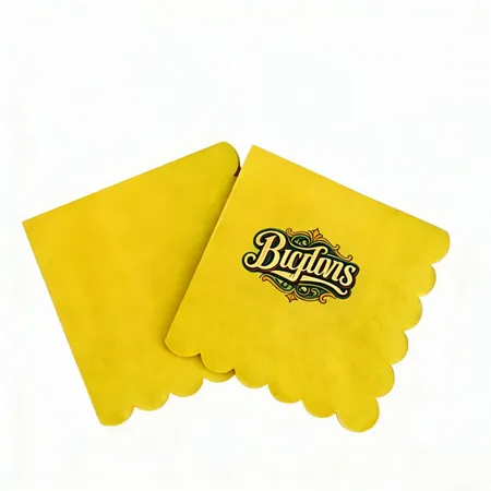 Scallop Beverage Napkins - Custom Flying Discs