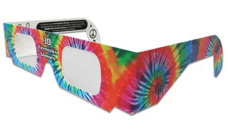 Paper 3D Fireworks Glasses - Custom Flying Discs