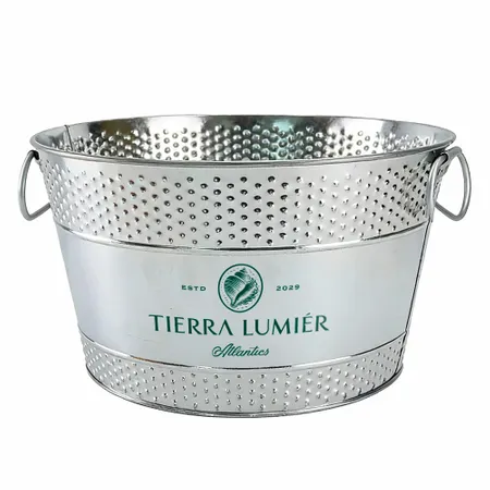 Galvanized Beverage & Ice Buckets - Custom Flying Discs