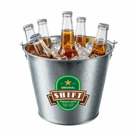 Tinplate Beer Buckets & Opener Combo - Custom Flying Discs