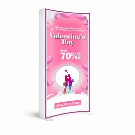 SEG Curved Lit Display - Custom Flying Discs