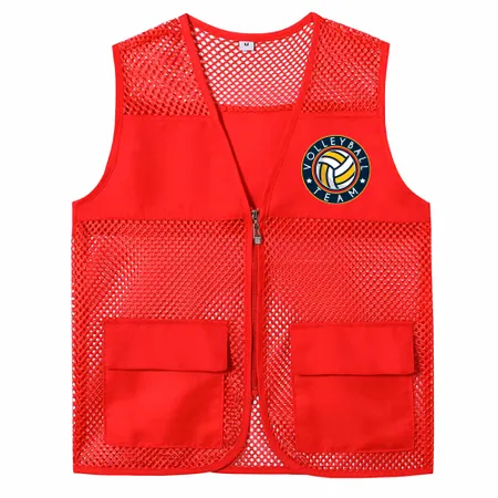 Breathable Mesh Vests with Zippers - Custom Flying Discs