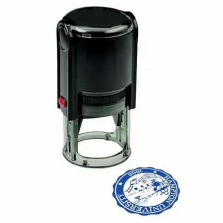 Round Self-Inking Stamps - Custom Flying Discs