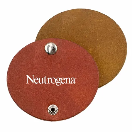 Round PU Leather Cable Organizers - Custom Flying Discs