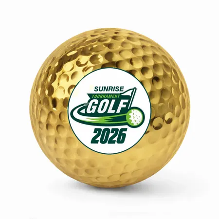 Metallic Golf Balls - Custom Flying Discs